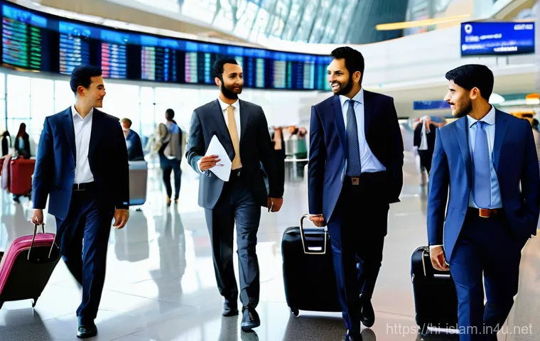 현대 이슬람 국가 - **Prompt:** A vibrant, sun-drenched street scene in a modern Islamic city. In the foreground, a youn...