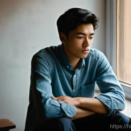 Home 24 이슬람 극단주의와 반대 운동 - **Prompt 1: Contemplation Amidst Urban Challenges**
A young man or woman, appearing to be in the...